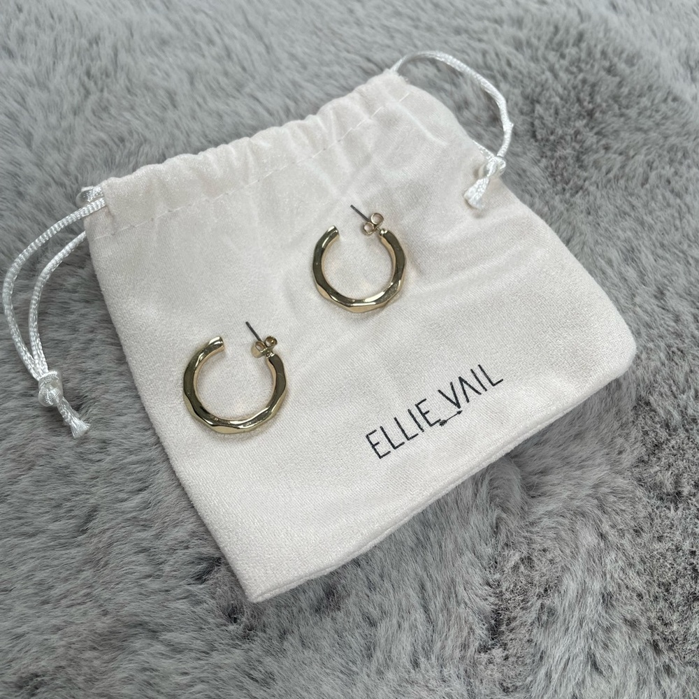 Ellie Vail gold hoop earrings